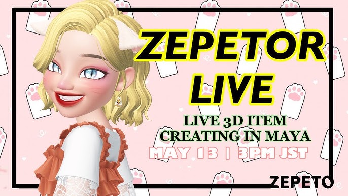 Free 3D file Hair 3D Model Zepeto Item Unity Prefab FBX Free