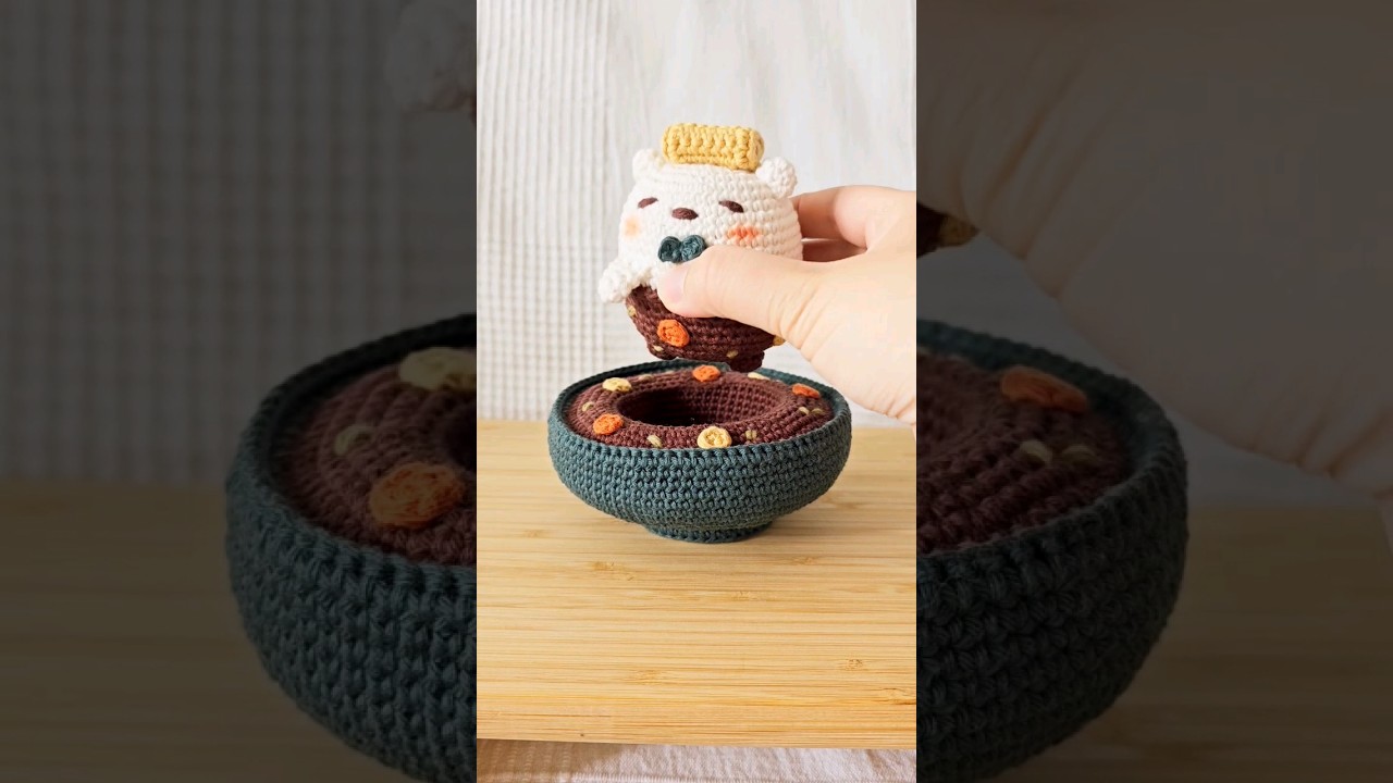 Japanese Curry Bear design coming soon!! #amigurumipattern