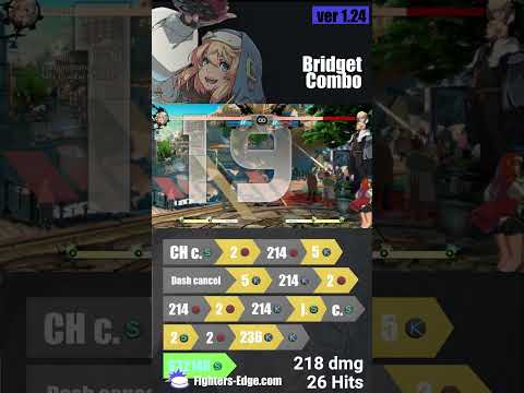 Bridget CH c.s full screen combo #ggst_br #guiltygear #fightinggames #fgc #combos #ggst #guiltygear