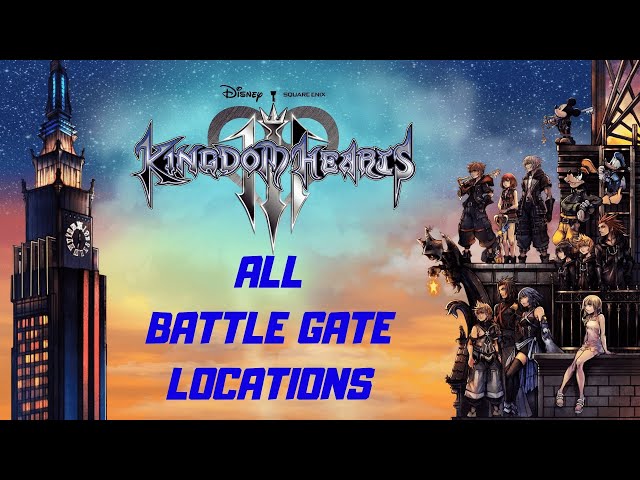 喧嘩番長3、キングダムハーツ、ファンタシースターポータブル、ハリーポッター All Battle Gate Locations Kingdom Hearts 3 - YouTube