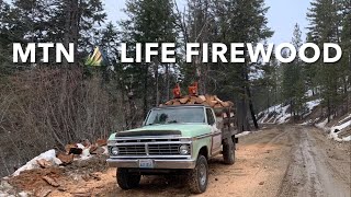 Cutting Firewood in The PNW