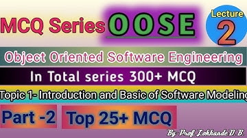 OOSE MCQ Lecture 2 |OOSE MCQ |object oriented software engineering mcq |OOSE |UML MCQ |Code Learning