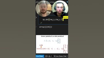 Скалярное и внутреннее произведение, различия:Линейная алгебра для Data Science #datascience #shorts