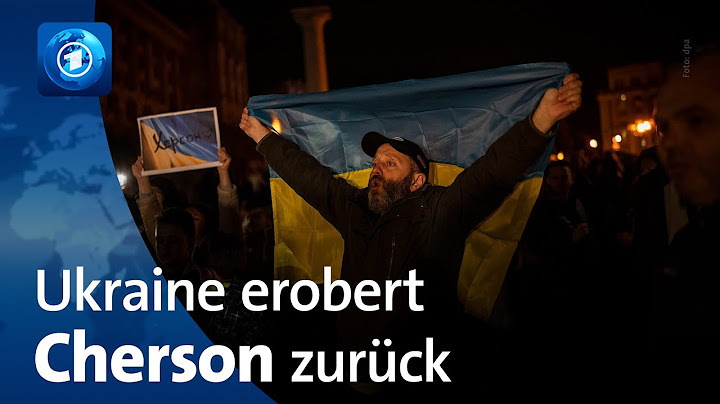 Ukraine: Strategisch wichtige Stadt Cherson zurückerobert