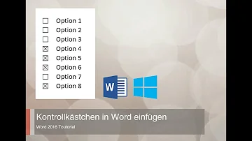 Wie kann ich ein Kästchen zum Ankreuzen Einfügen?