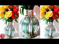 Beautiful flower vase out of waste cd  old cd craft ideas  best out of waste  reused old cd craft