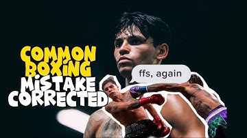 Common boxing mistake corrected -Davis vs Garcia