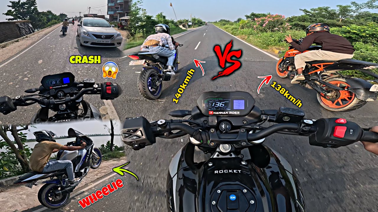 R15 Vs Duke 250 Street Race | Sunday Ride With Full Tabahi | R15m Back ...