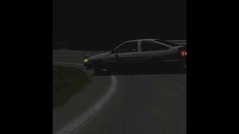 Inertia drift in the AE86 (BeamNG Drive)