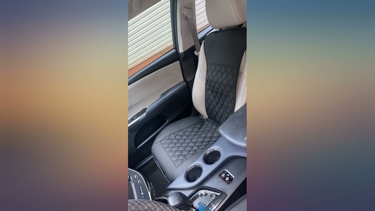 Black Panther 1 Pair Car Seat Covers, Luxury Car Protectors, Universal AntiSlip revieww YouTube