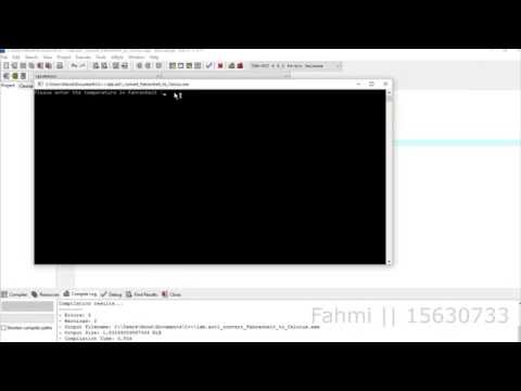 C++  Tutorial | Flow Charts to Code | Convert Fahrenheit to Celsius