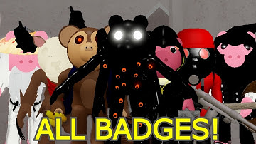 How to get ALL BADGES + MORPHS/SKINS in PIGGY FANMADE MAPS! - Roblox