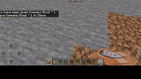 Get Command Block in just 30 second in Minecraft.