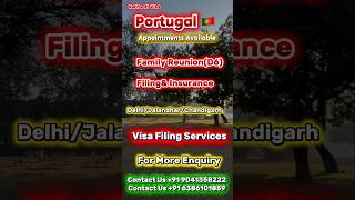 Portugal Family Appointments  |Visa Filing &amp; Insurance Available Portugal 🇵🇹 #Familyappointment