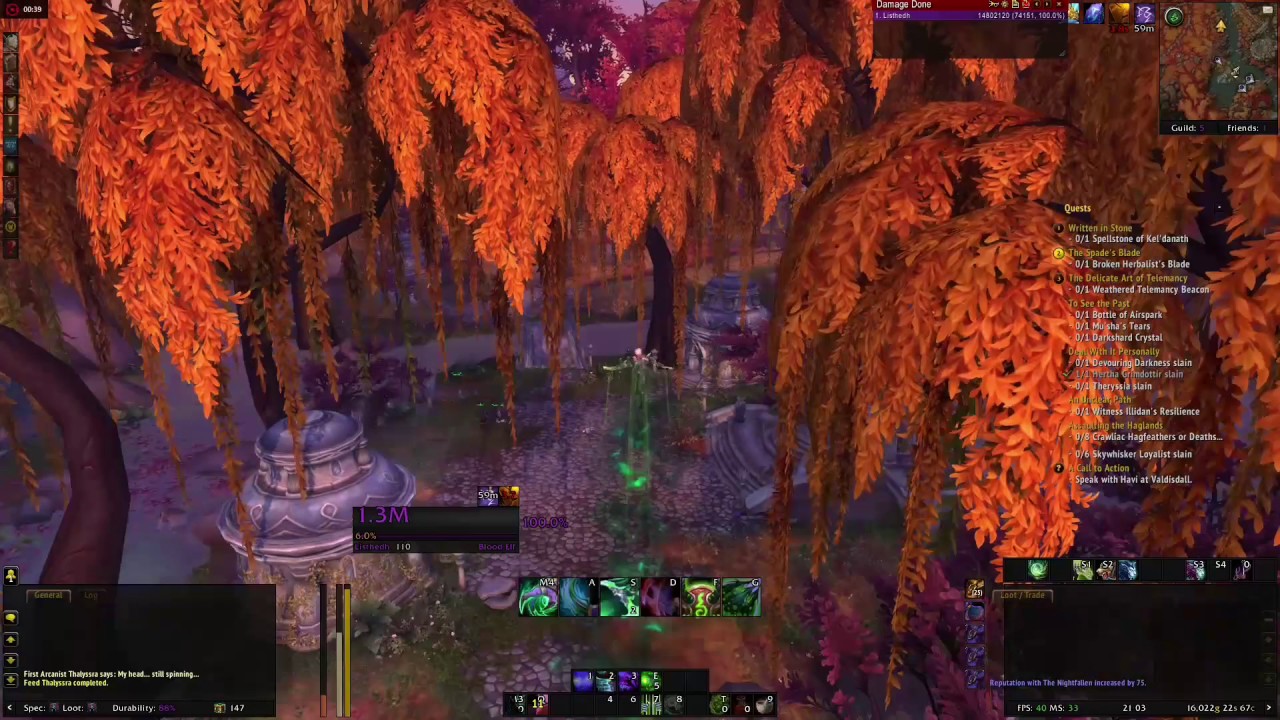 Glide and Fel Rush with a Havoc Demon Hunter ( World of Warcraft Legion)