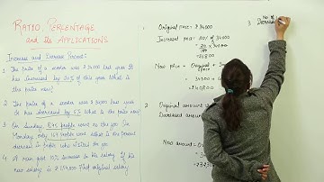 Learn Free Topic l ICSE CLASS 8 | MATHS | CHAPTER 2 | APPLICATION OF PERCENTAGE l L11