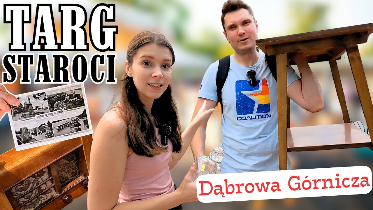 Targ Staroci Dąbrowa Górnicza📍 Kupiliśmy stolik z PRL do odnowienia!