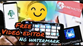 HOW TO REMOVE WATERMARK IN POWER DIRECTOR / KINEMASTER / FREE VIDEO EDITOR TUTORIAL / NO WATERMARK