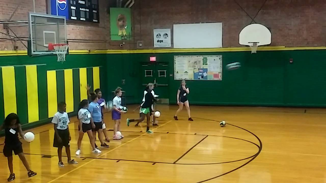 Volleyball tryouts YouTube