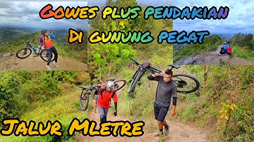 Gowes yang berakhir dengan pendakian di Gunung Pegat Blitar