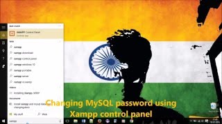 Changing the MySql password using Xampp Control Panel and Granting Access to phpMyAdmin