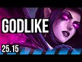 MORGANA vs ZOE (MID) | Godlike | KR Diamond | 25.15