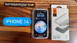 iPhone 14, 13 and 13 pro Spigen Glass Protector Unboxing & Review || GLAStR EZ FIT | Best Protection