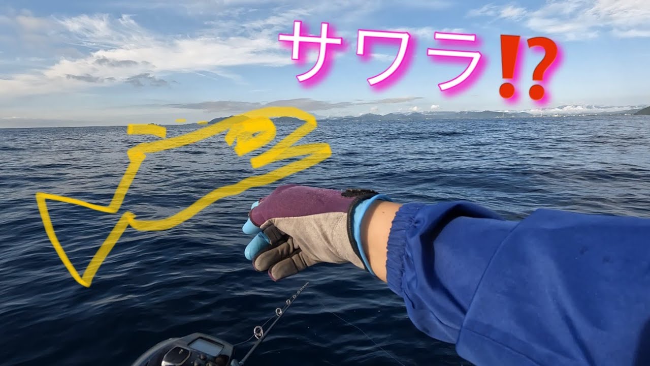 「ジギング」ビーストマスター1000EJ でカンパチ狙いが！　デカい沖サワラが食ってきた♪