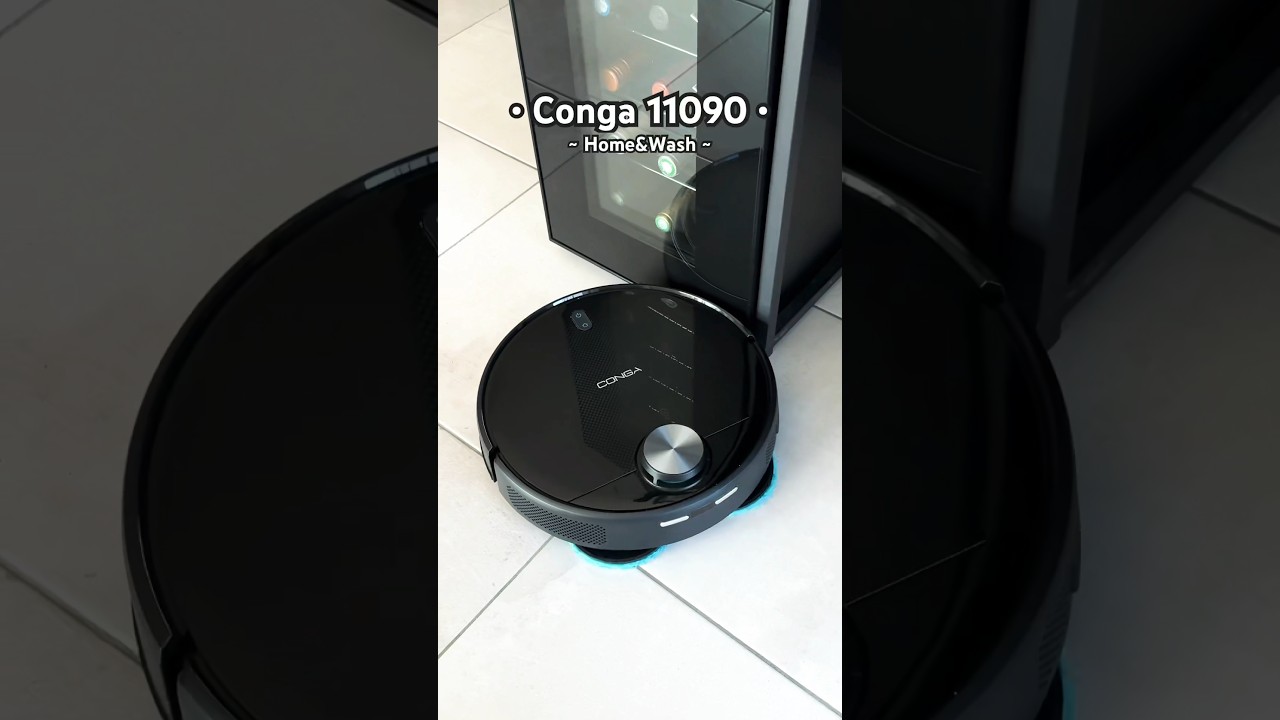 Robot aspirador Conga 11090 Spin Revolution Home & Wash · Cecotec