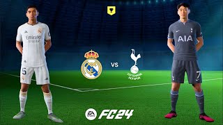 FC 24 Real Madrid vs Spurs Santiago Bernabeu stadium fc24 league my tournament