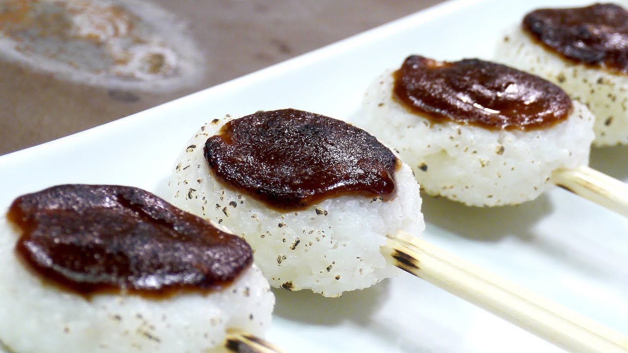 Miso Rice Cake Pops!? (Gohei-mochi) Recipe   