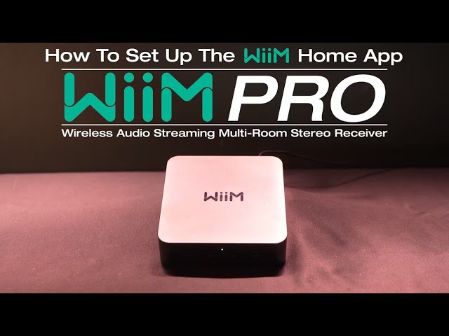 Wiim Pro Wifi Wireless Music Player Audio Streaming Stereo Receiver+Voice  Remote