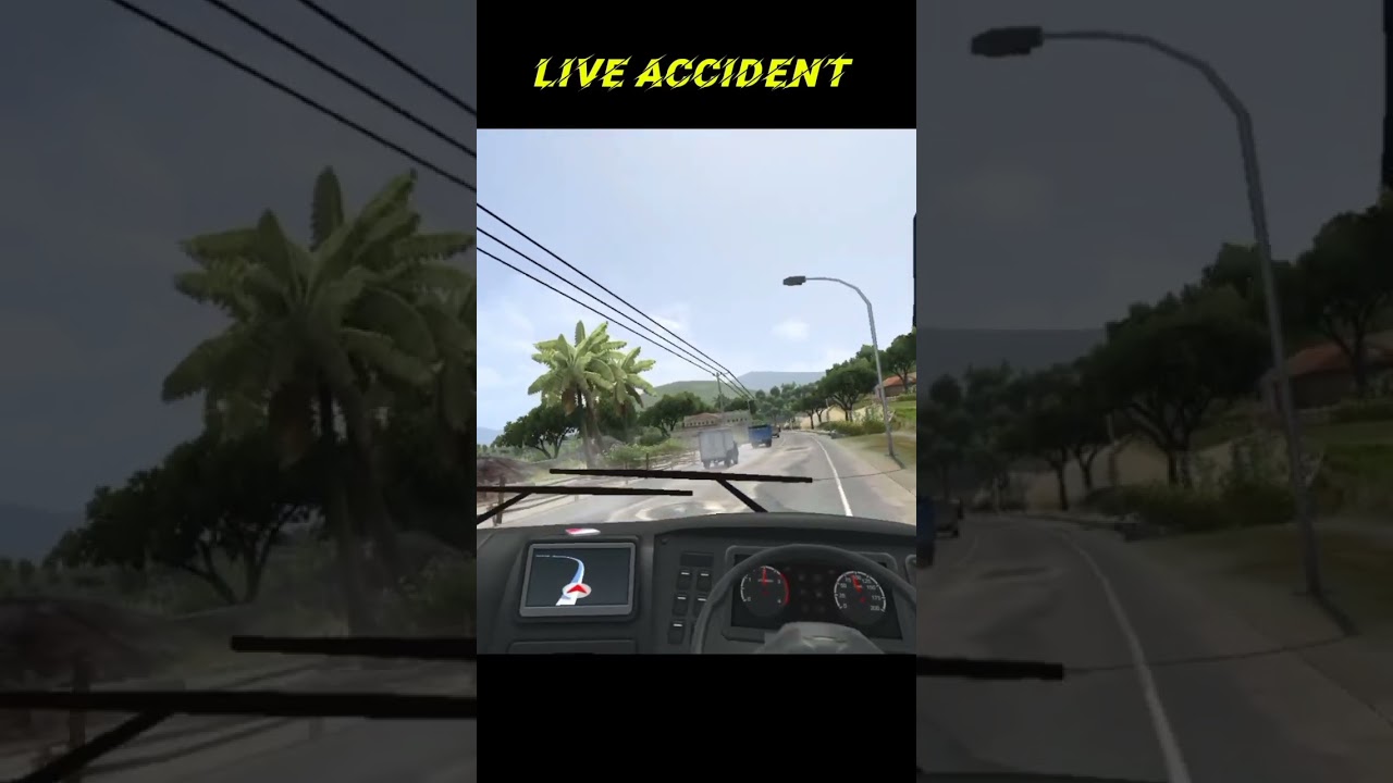 live bus accident 