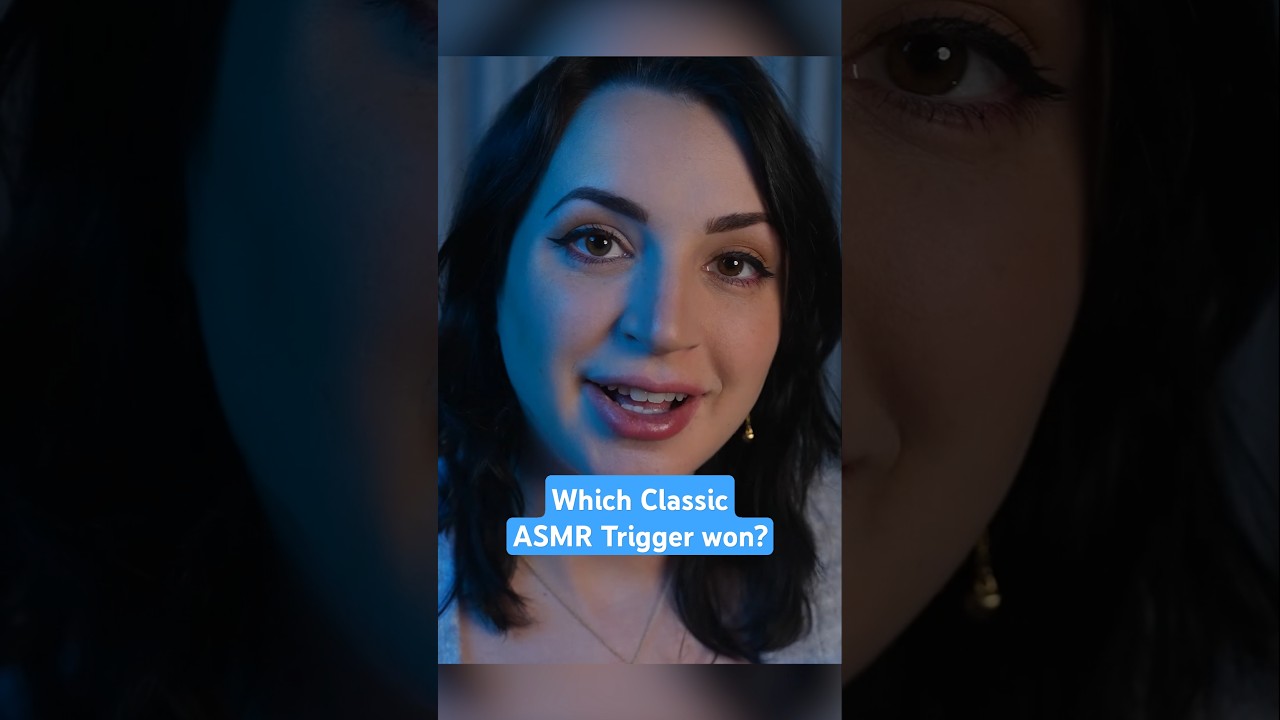 Which Classic ASMR Trigger won the vote? #asmr #shorts