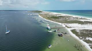 drone footage Shell island