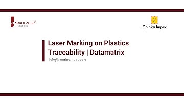 Laser Marking on ABS + PC Plastic | Buy  Laser marking machine for plastic| Datamatrix unique code
