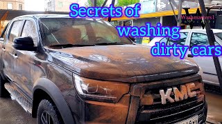 Car wash, how do you wash a luxury car that has been left in the airport parking lot for 2 years???