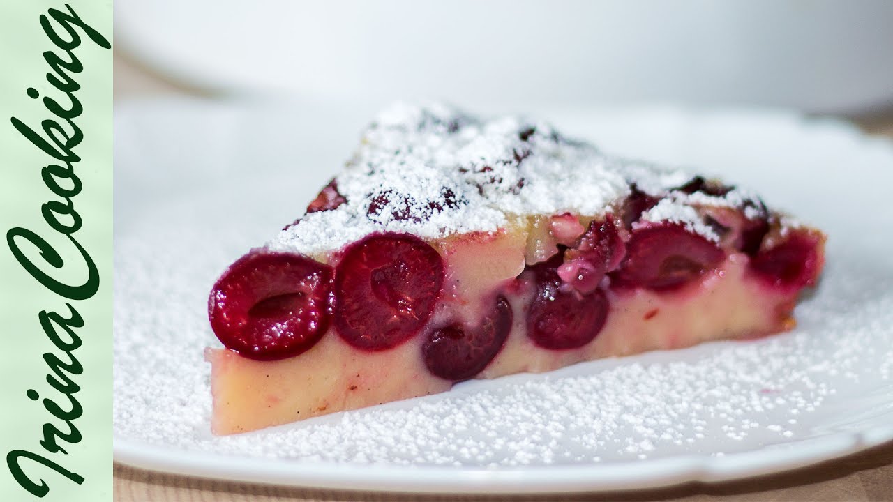 ⁣КЛАФУТИ - заливной Пирог с ВИШНЕЙ ? Простой Вишневый Пирог Cherry Clafoutis ✧ Ирина Кукинг