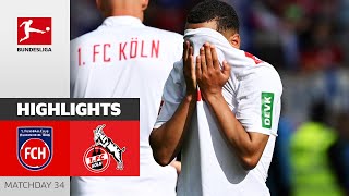 Köln Move Down to 2nd Division! | Heidenheim - 1. FC Köln 4-1 | Highlights | MD 34 – Bundesliga