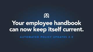 Employment Law Updates on Autopilot: Automated Policy Updates by AirMason