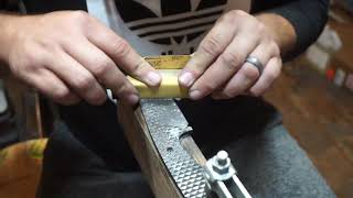Putting a Mirror Finish on a Drop Point Farriers Rasp Knife | Daily Vlog | Knife Making