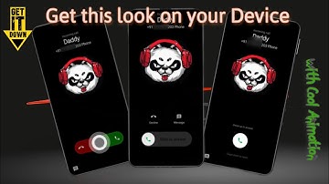 Change Android mobile caller Screen | iPhone style caller screen with cool Animation