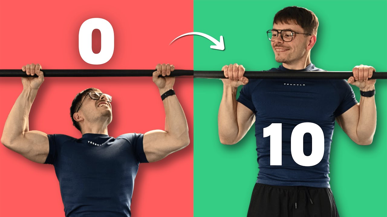 Klimmzüge lernen: SO schaffst du 10 saubere Klimmzüge