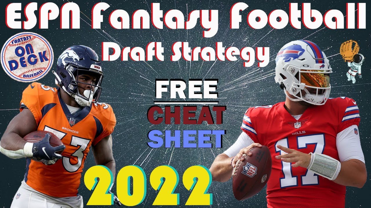 fantasy football draft cheat sheet 2022