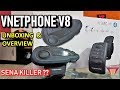 VNETPHONE V8 | HELMET BLUETOOTH INTERCOM | SENA KILLER ? PART-1: UNBOXING & OVERVIEW