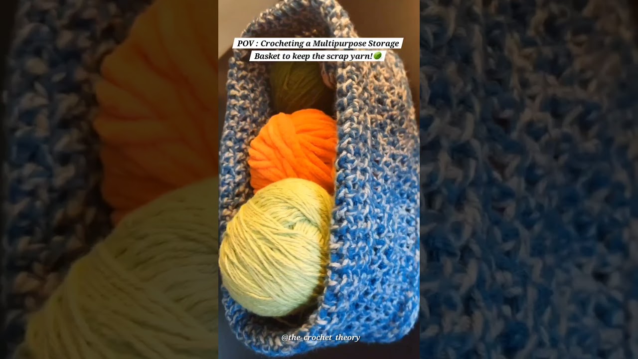Process of making a Multipurpose Storage Basket! 🧺 