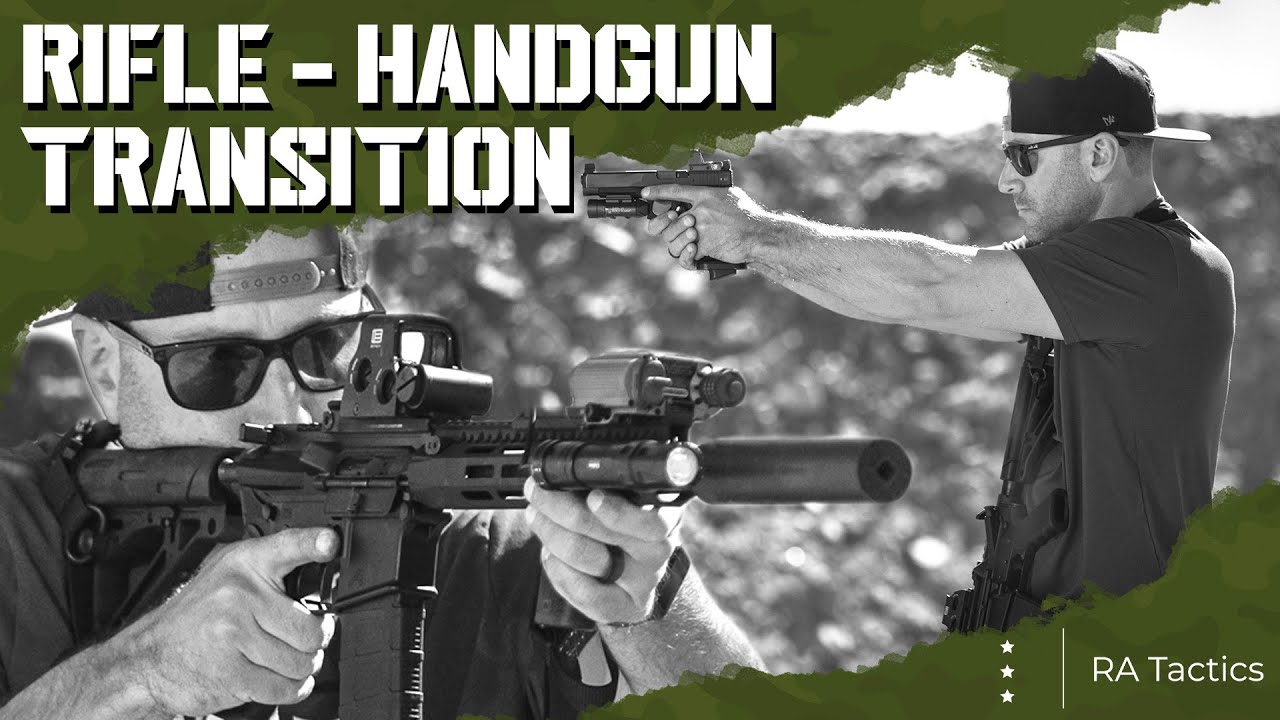 Rifle to Handgun Transition Drill - RA Tactics shooting drill