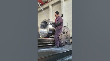 Hey! That lathe wiz, 0.1mm precision with a big caliper. Nailing it on the big round #cnc #svanfon