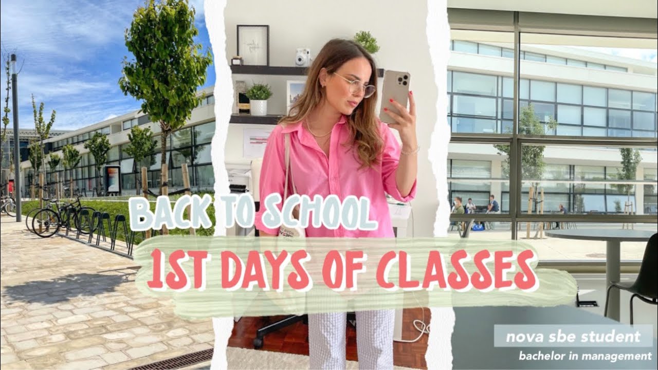 1st days of presential school // nova sbe | back to school ep. 2