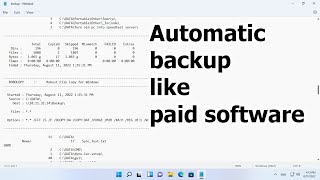 CMD : How to backup data like paid software